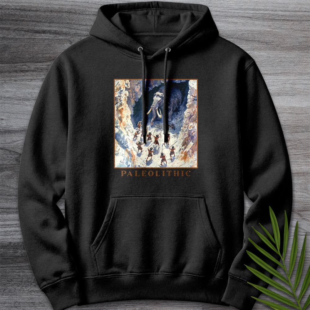 Hoodie XS / Black Paleolithic Cave Hunting Premium Hoodie