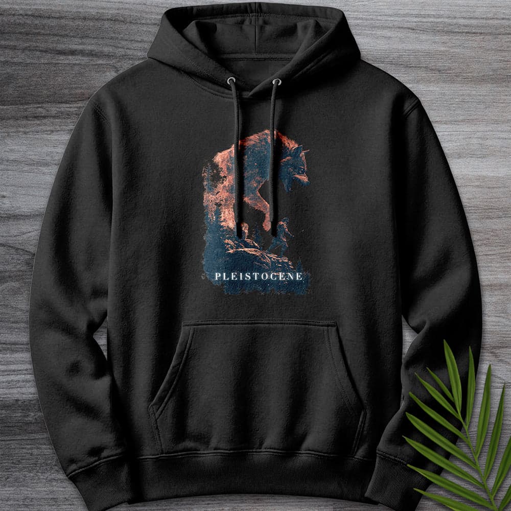 Hoodie XS / Black Pleistocene Dire Wolf Spirit Premium Hoodie