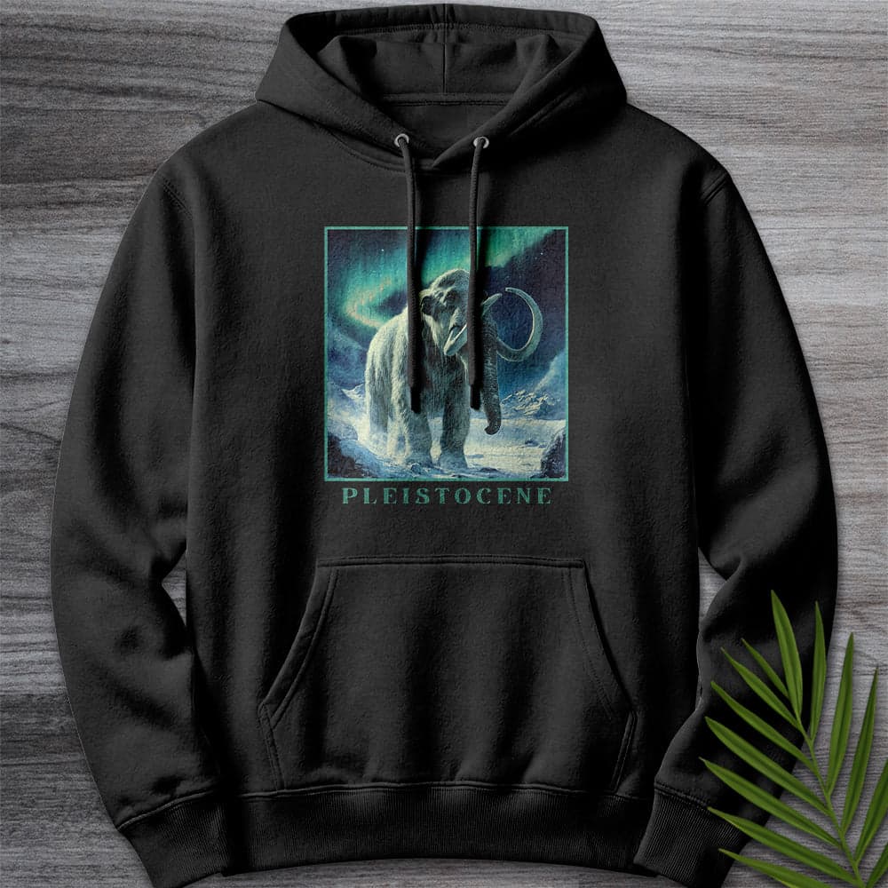 Hoodie XS / Black Pleistocene Megafauna Ice Age Premium Hoodie