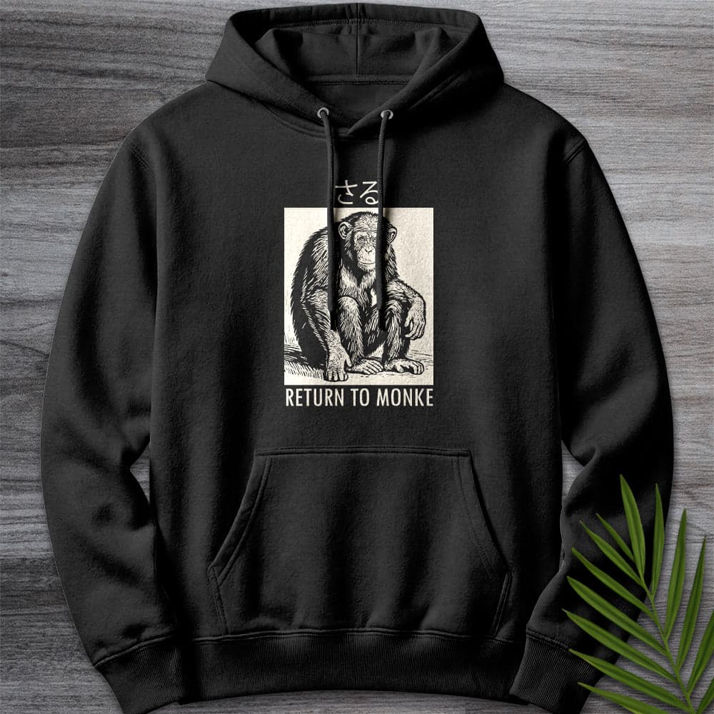 Hoodie XS / Black Return to Monke (Saru) Premium Hoodie