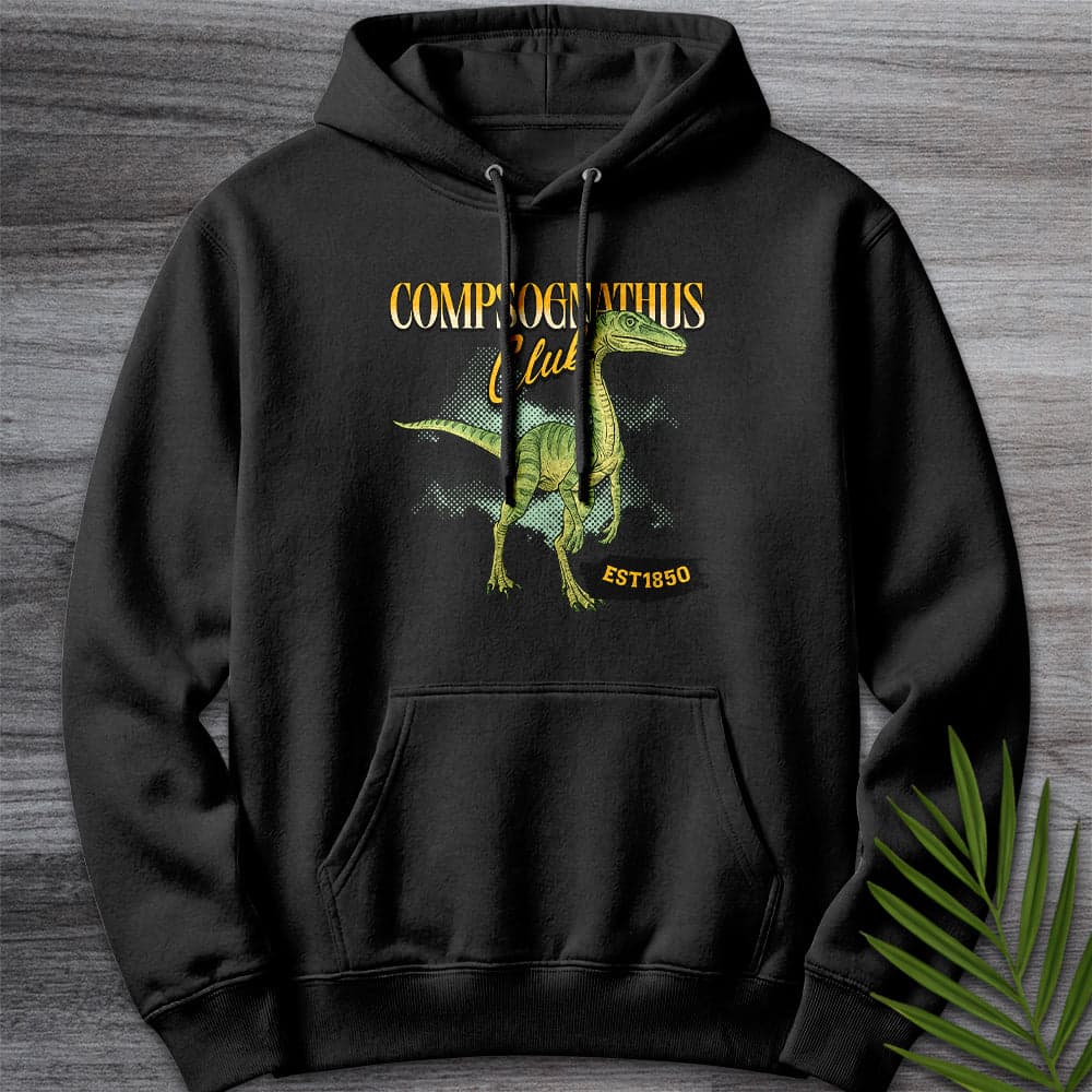 Hoodie XS / Black The Compsognathus Club Premium Hoodie