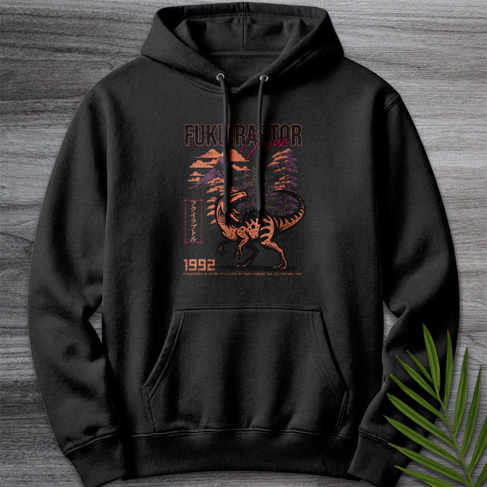 Hoodie XS / Black Vintage Thief of Fukui (Fukuiraptor) Premium Hoodie