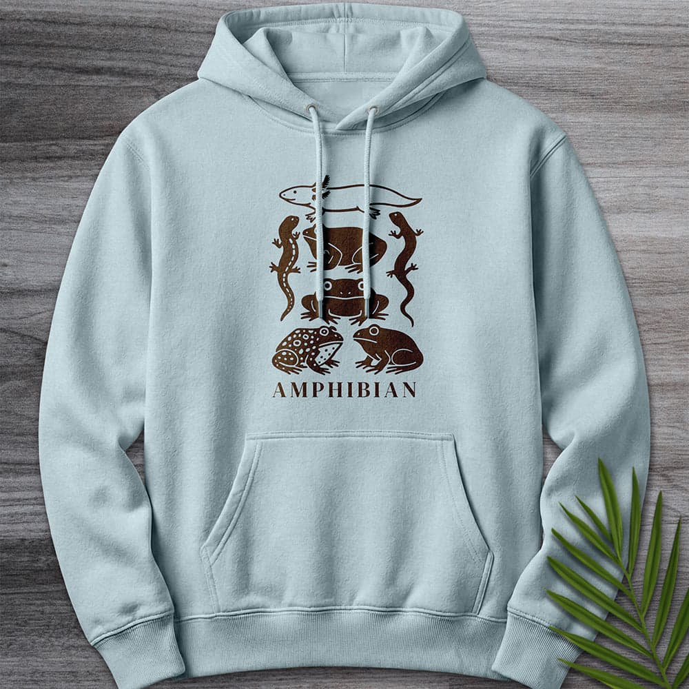 Hoodie XS / Blue Mist Amphibian Species Chart Premium Hoodie
