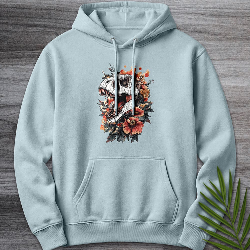 Hoodie XS / Blue Mist Floral Fossil Fury Premium Hoodie