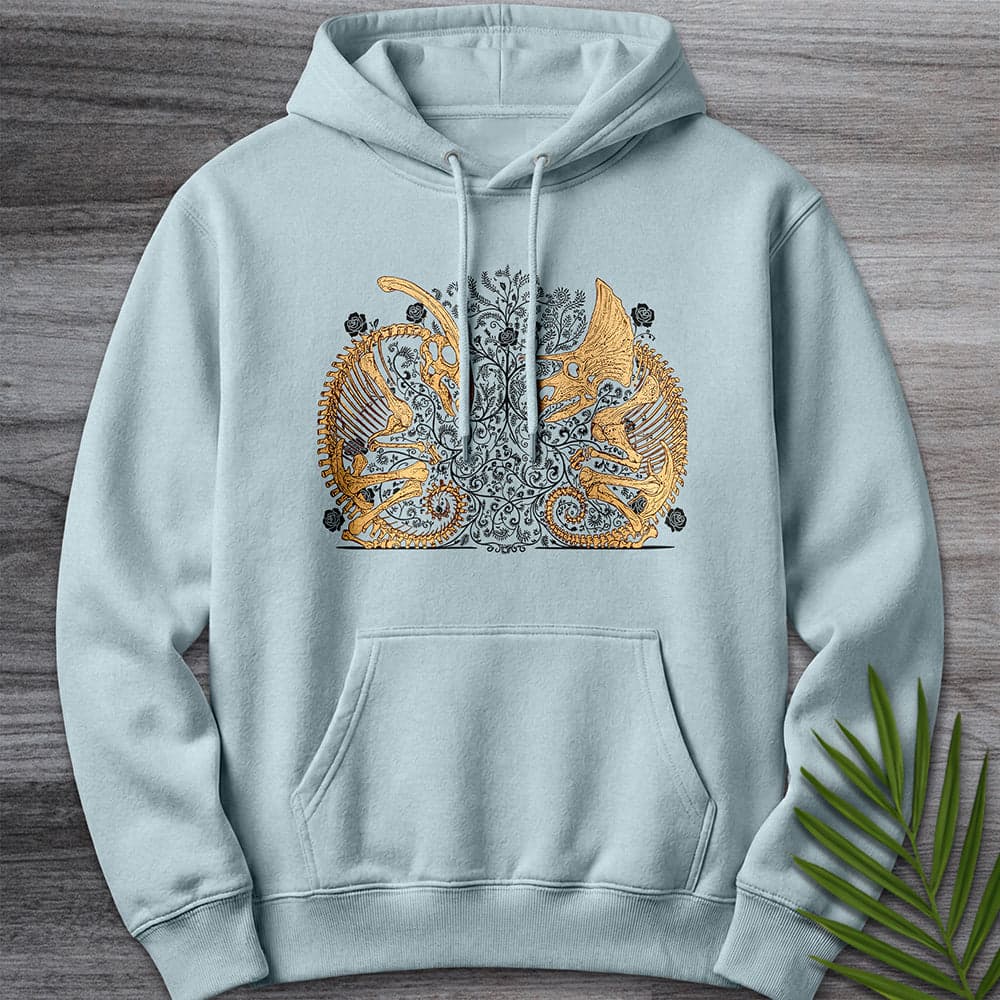 Hoodie XS / Blue Mist Herbivorous Floral Remains Premium Hoodie