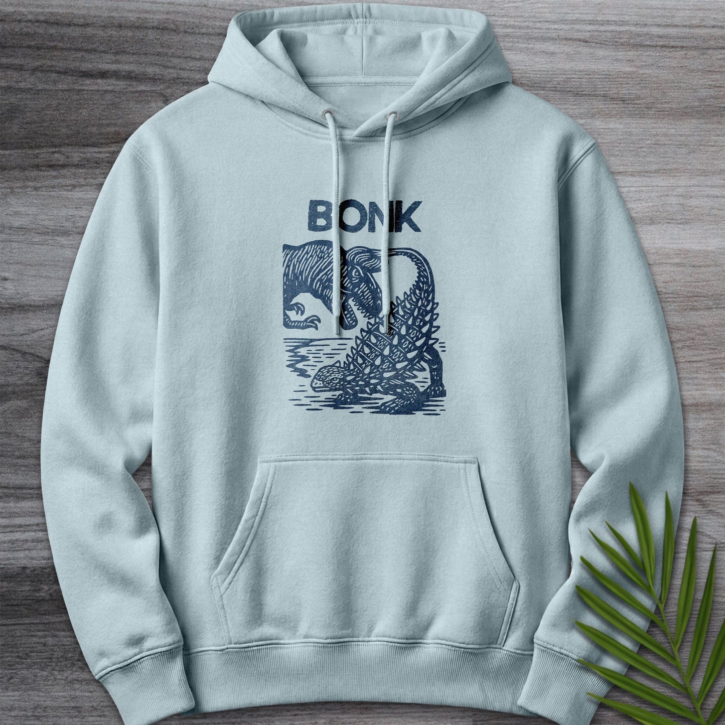Hoodie XS / Blue Mist Late Cretaceous Bonk Premium Hoodie