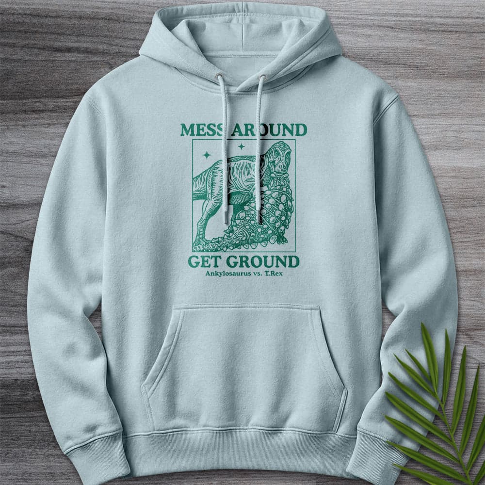 Hoodie XS / Blue Mist Late Cretaceous Ground Premium Hoodie