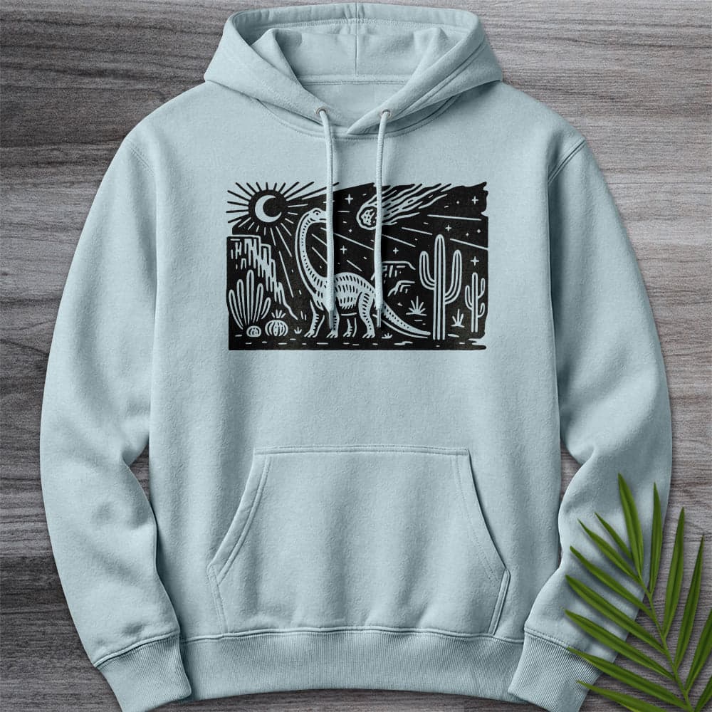 Hoodie XS / Blue Mist Meteor Dino Sunset Premium Hoodie