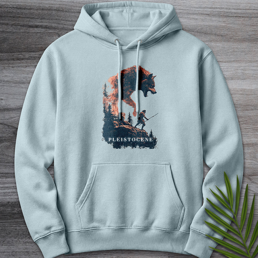 Hoodie XS / Blue Mist Pleistocene Dire Wolf Spirit Premium Hoodie