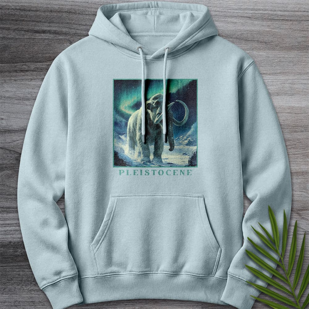 Hoodie XS / Blue Mist Pleistocene Megafauna Ice Age Premium Hoodie