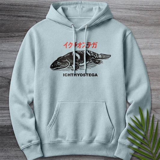 Hoodie XS / Blue Mist Sad Boi Ichthyostega Premium Hoodie