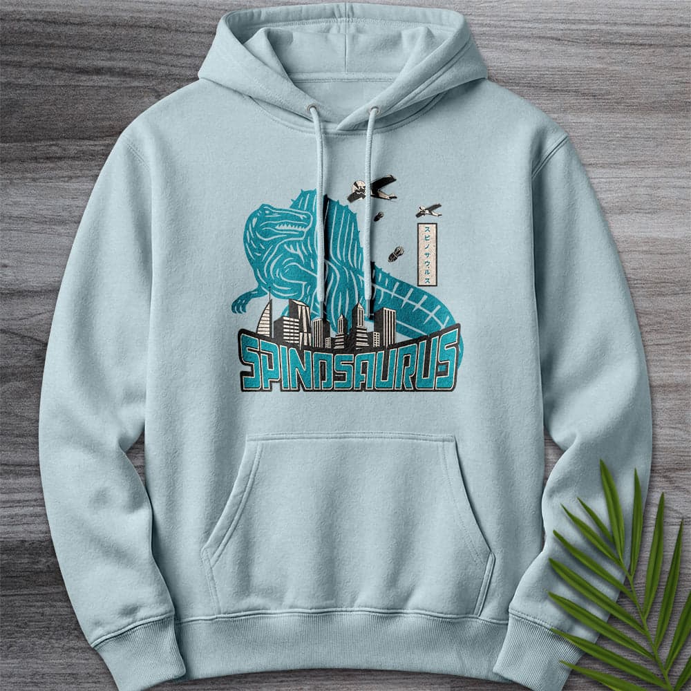 Hoodie XS / Blue Mist Spino Attack – Vintage Japanese Premium Hoodie