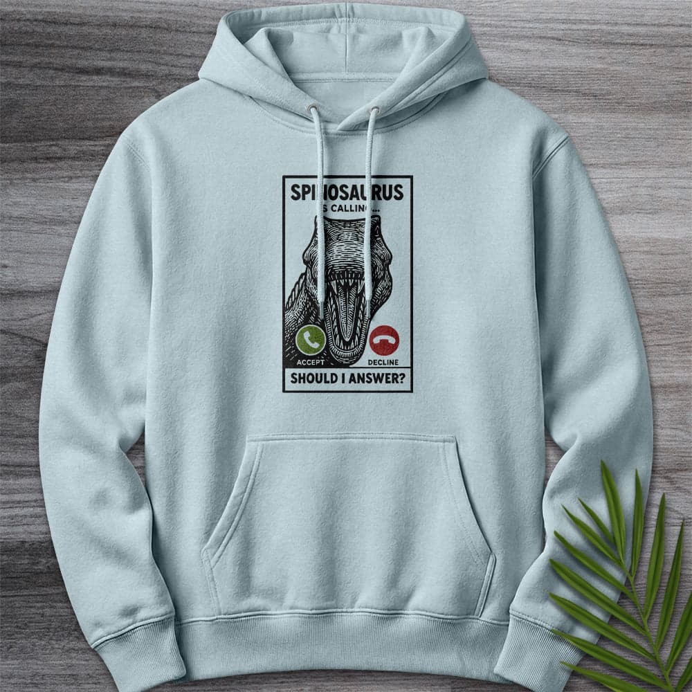 Hoodie XS / Blue Mist Spinosaurus is Calling Premium Hoodie