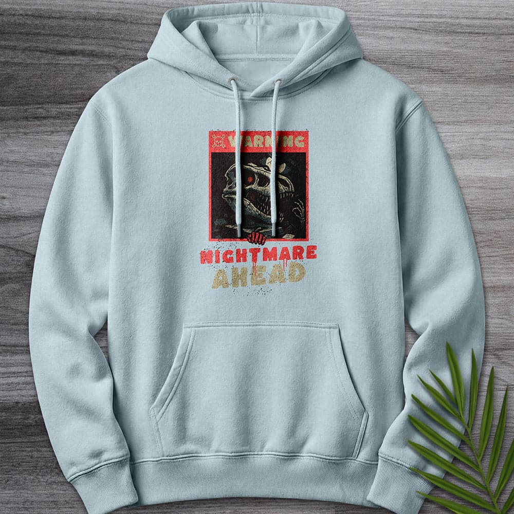 Hoodie XS / Blue Mist T.Rex Nightmare Ahead Premium Hoodie