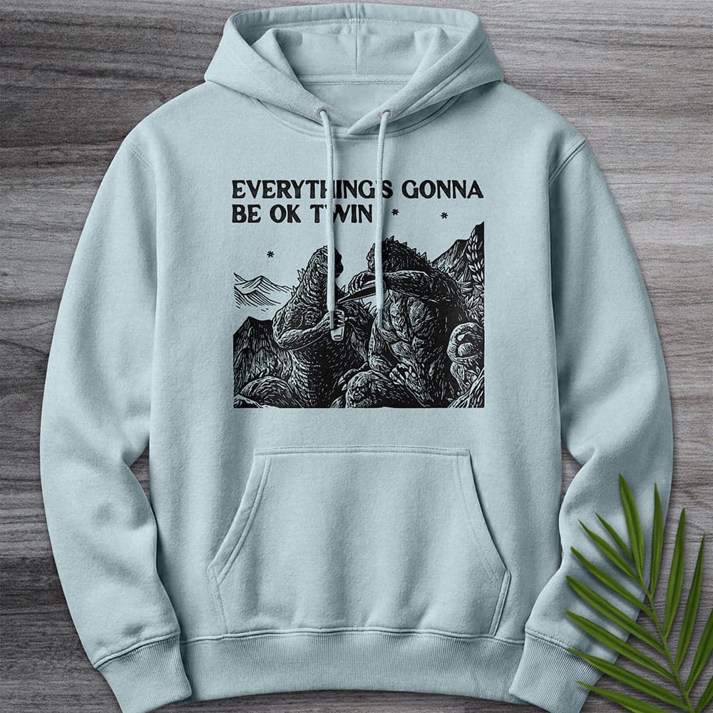 Hoodie XS / Blue Mist The Gojirasaurus Bros Premium Hoodie