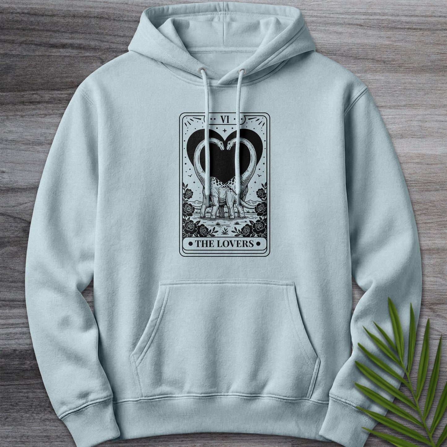 Hoodie XS / Blue Mist The Jurassic Lovers Premium Hoodie