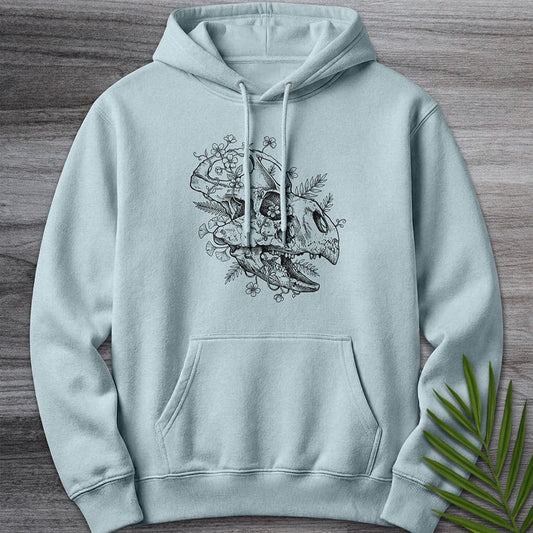 Hoodie XS / Blue Mist The Small Floral Protoceratops Premium Hoodie