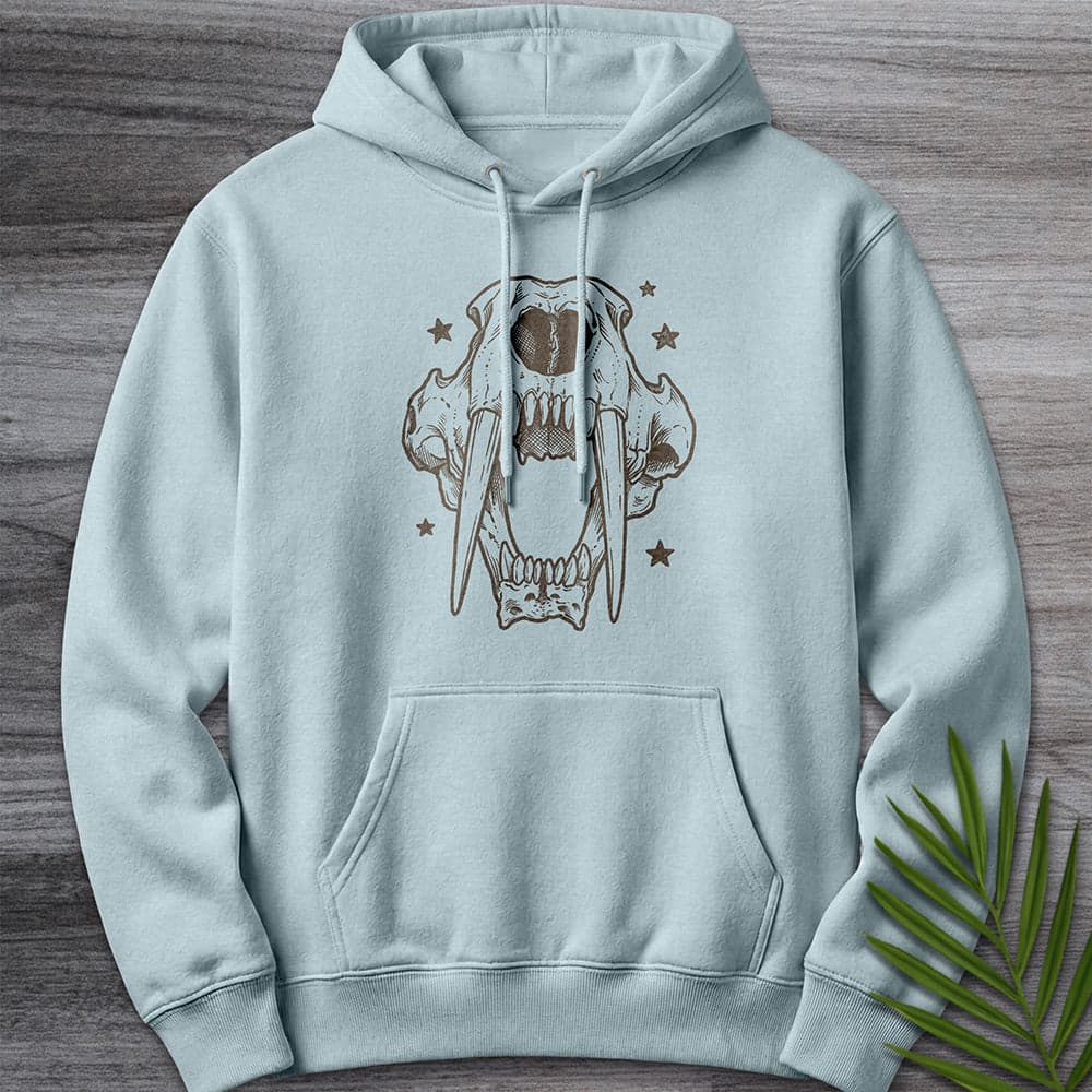 Hoodie XS / Blue Mist Vintage Saber Skull Premium Hoodie