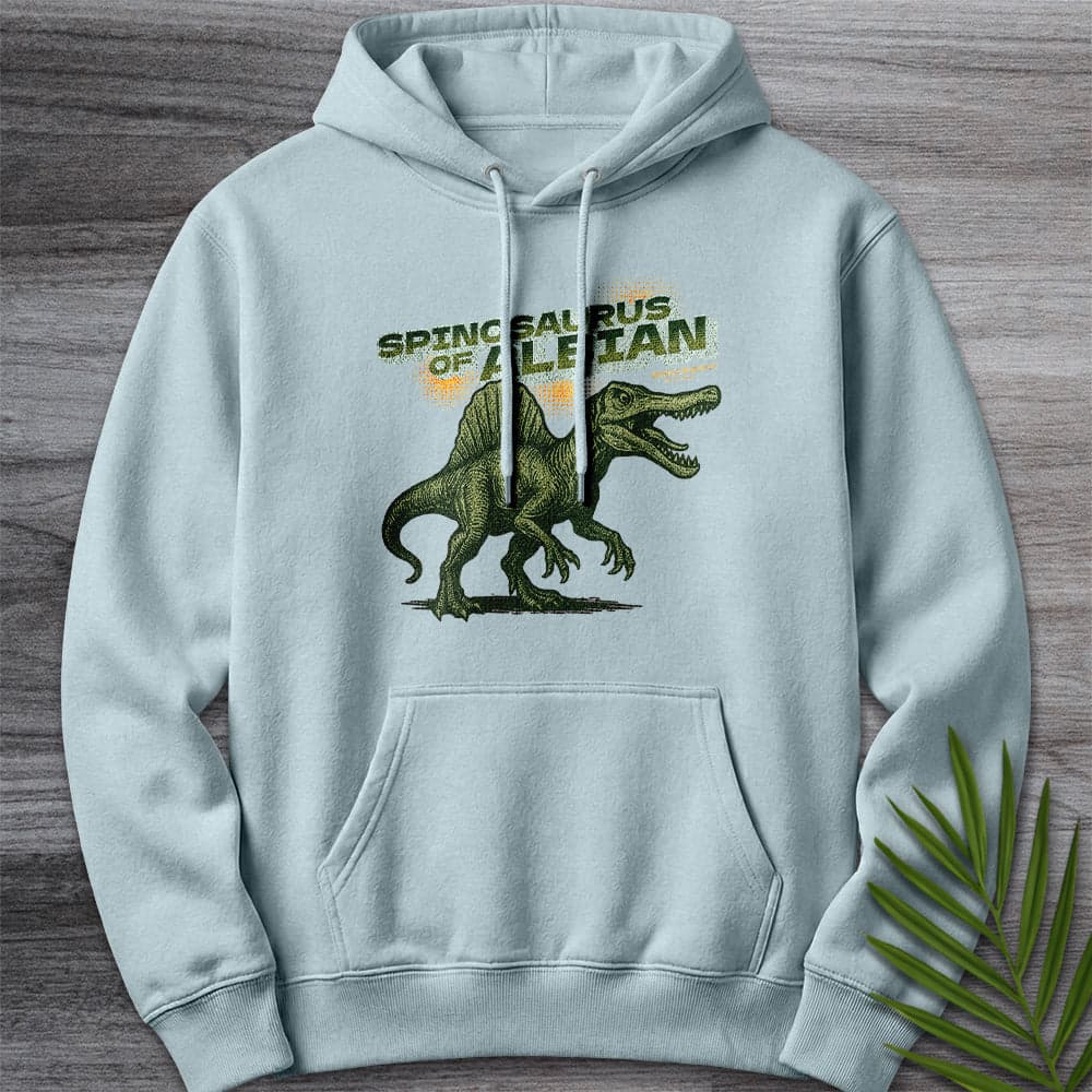 Hoodie XS / Blue Mist Vintage Spinosaurus of Albian Premium Hoodie