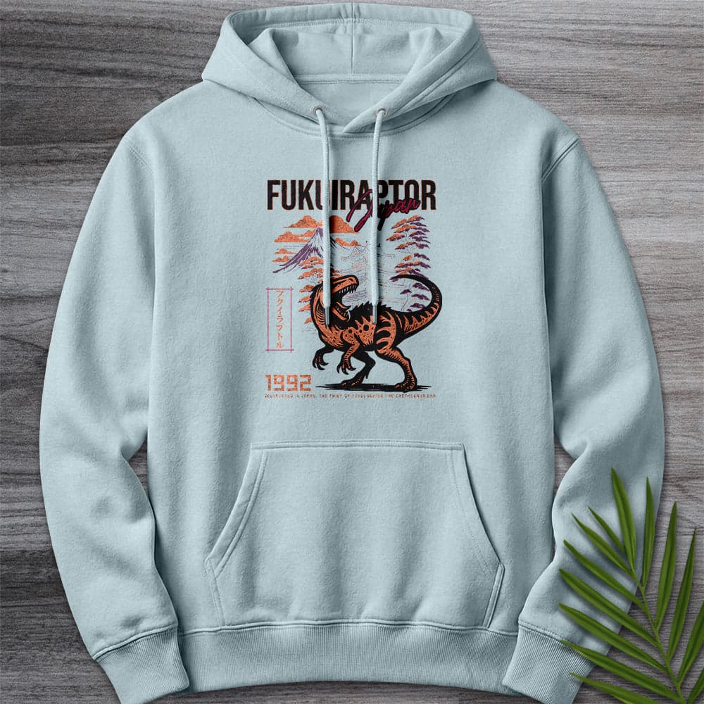 Hoodie XS / Blue Mist Vintage Thief of Fukui (Fukuiraptor) Premium Hoodie