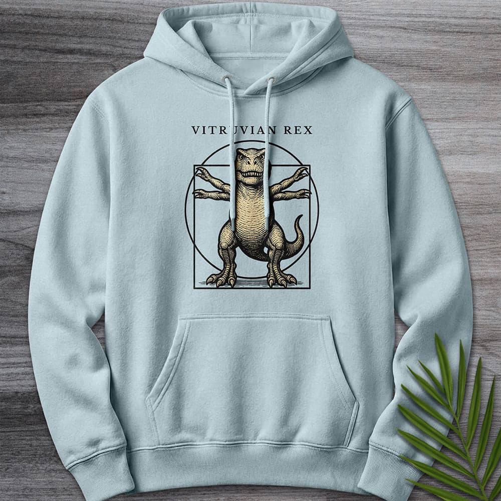 Hoodie XS / Blue Mist Vitruvian Rex Premium Hoodie