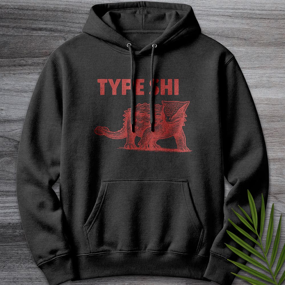 Hoodie XS / Charcoal Heather Anodontosaurus Type Shi Premium Hoodie