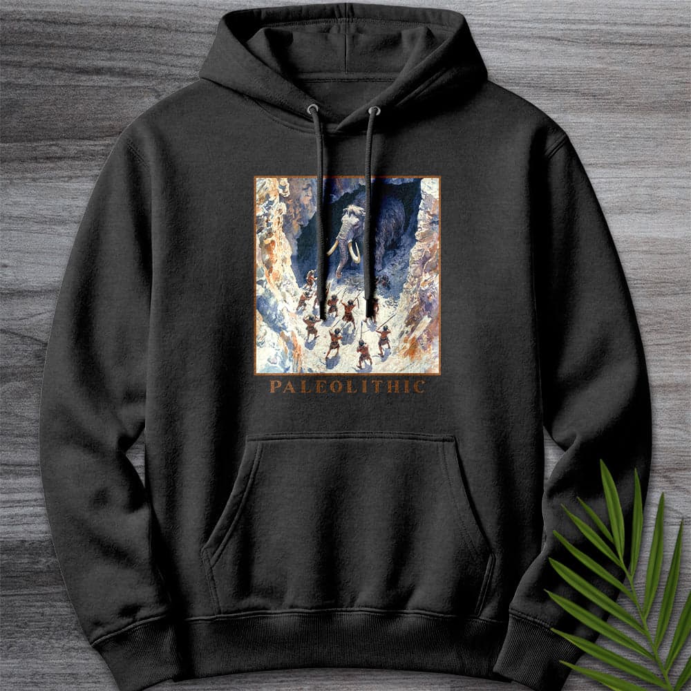 Hoodie XS / Charcoal Heather Paleolithic Cave Hunting Premium Hoodie