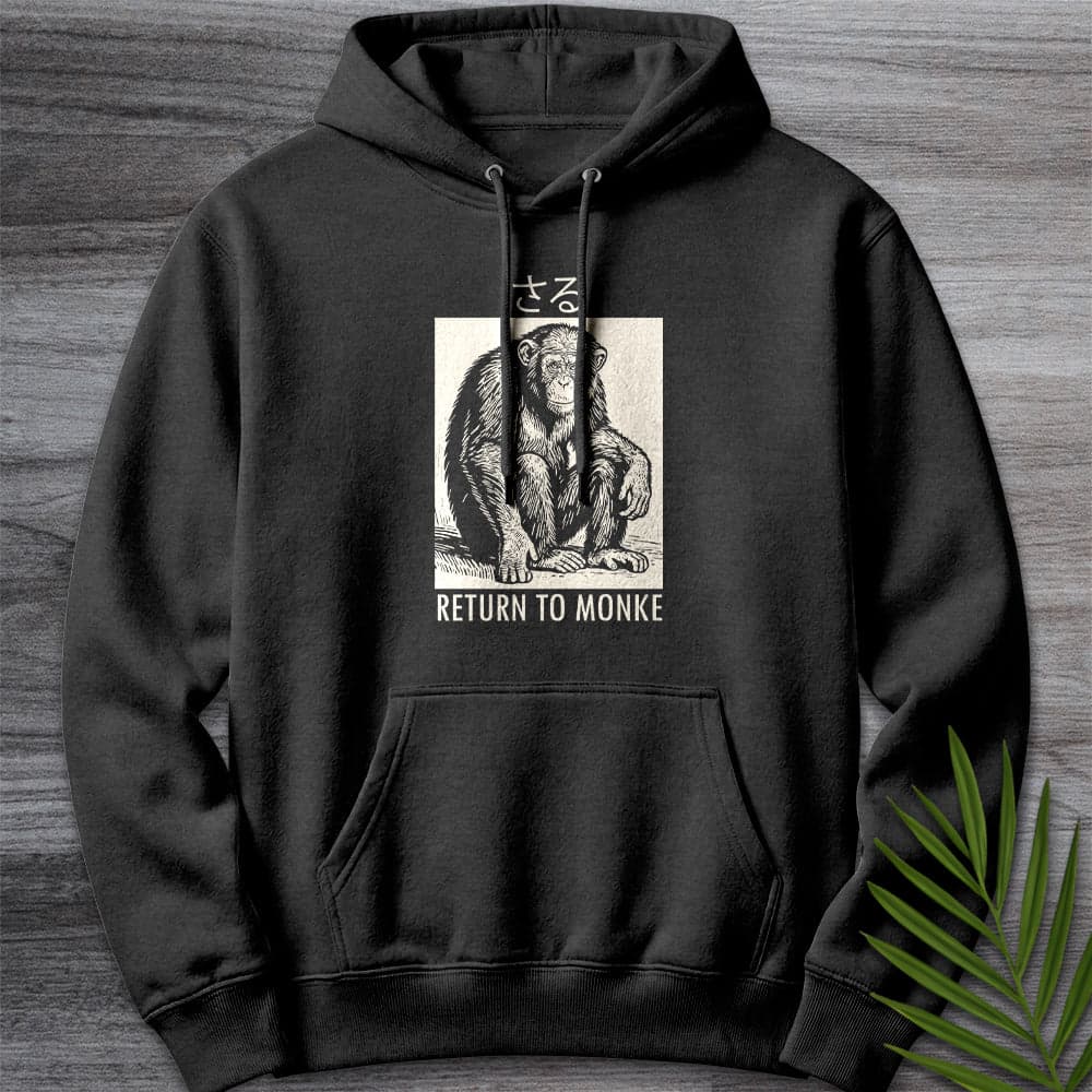 Hoodie XS / Charcoal Heather Return to Monke (Saru) Premium Hoodie