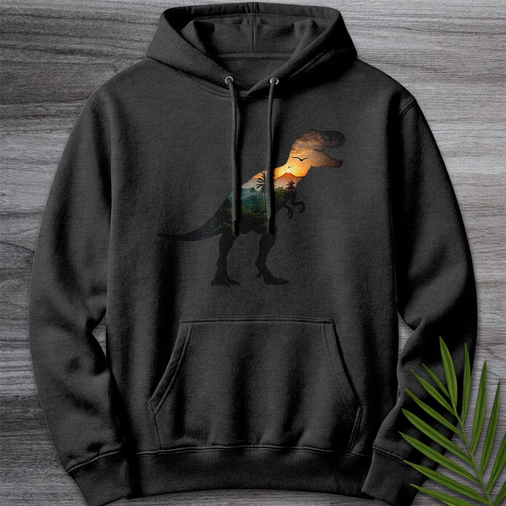 Hoodie XS / Charcoal Heather T.rex Environment Silhouette Premium Hoodie