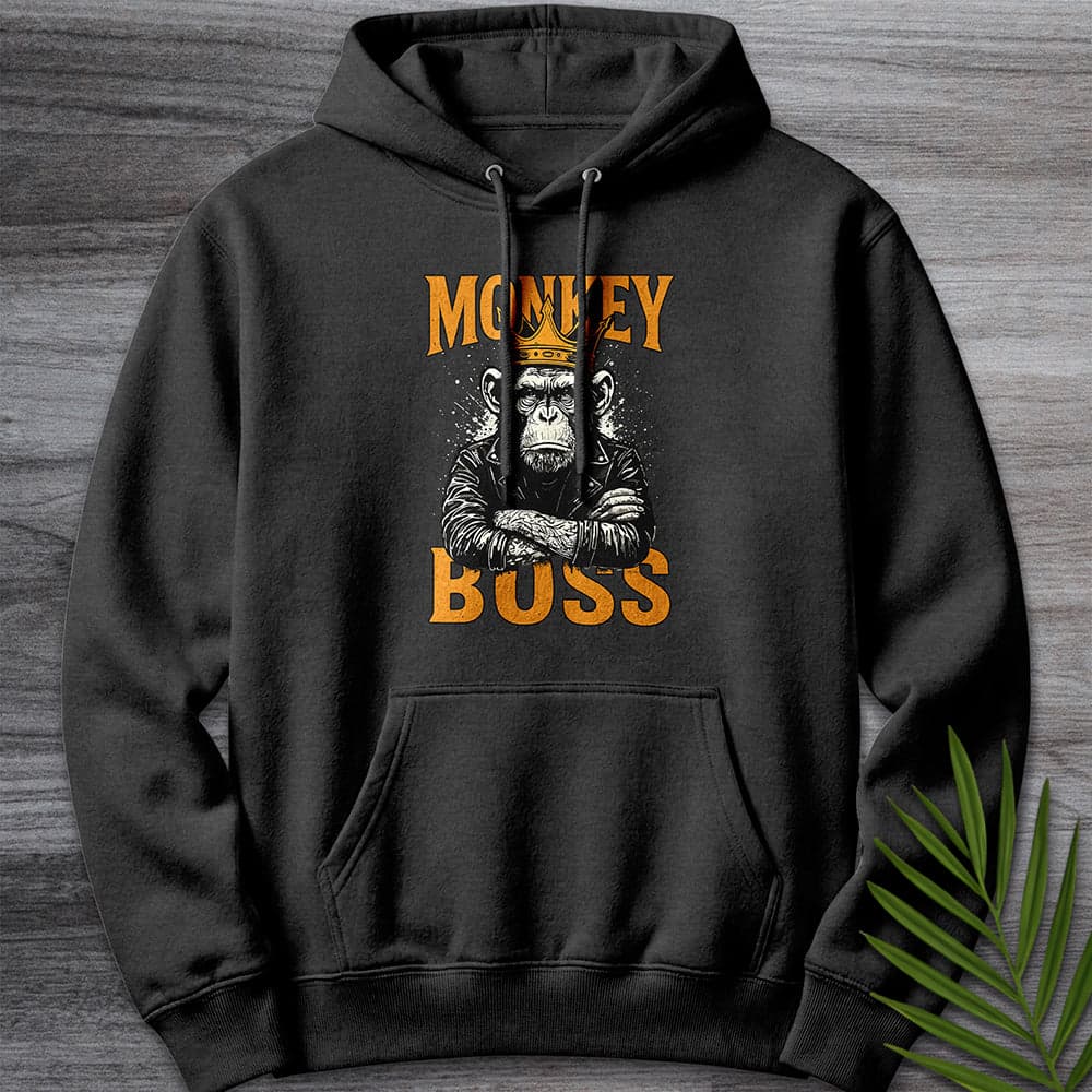 Hoodie XS / Charcoal Heather The Monkey Boss Premium Hoodie