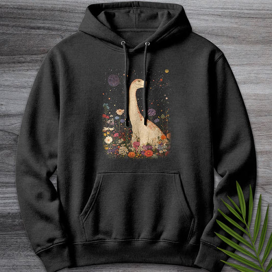 Hoodie XS / Charcoal Heather Vintage Floral Longneck Premium Hoodie