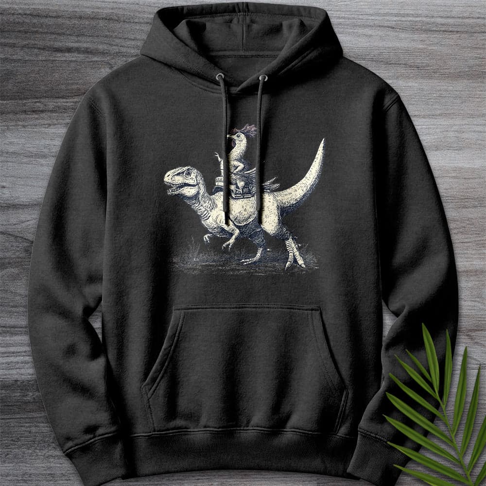 Hoodie XS / Charcoal Heather When Chickens Ruled Premium Hoodie