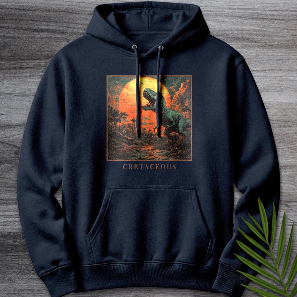 Hoodie XS / Navy Cretaceous T. Rex Graphic Premium Hoodie
