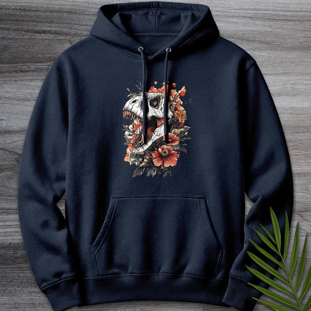 Hoodie XS / Navy Floral Fossil Fury Premium Hoodie