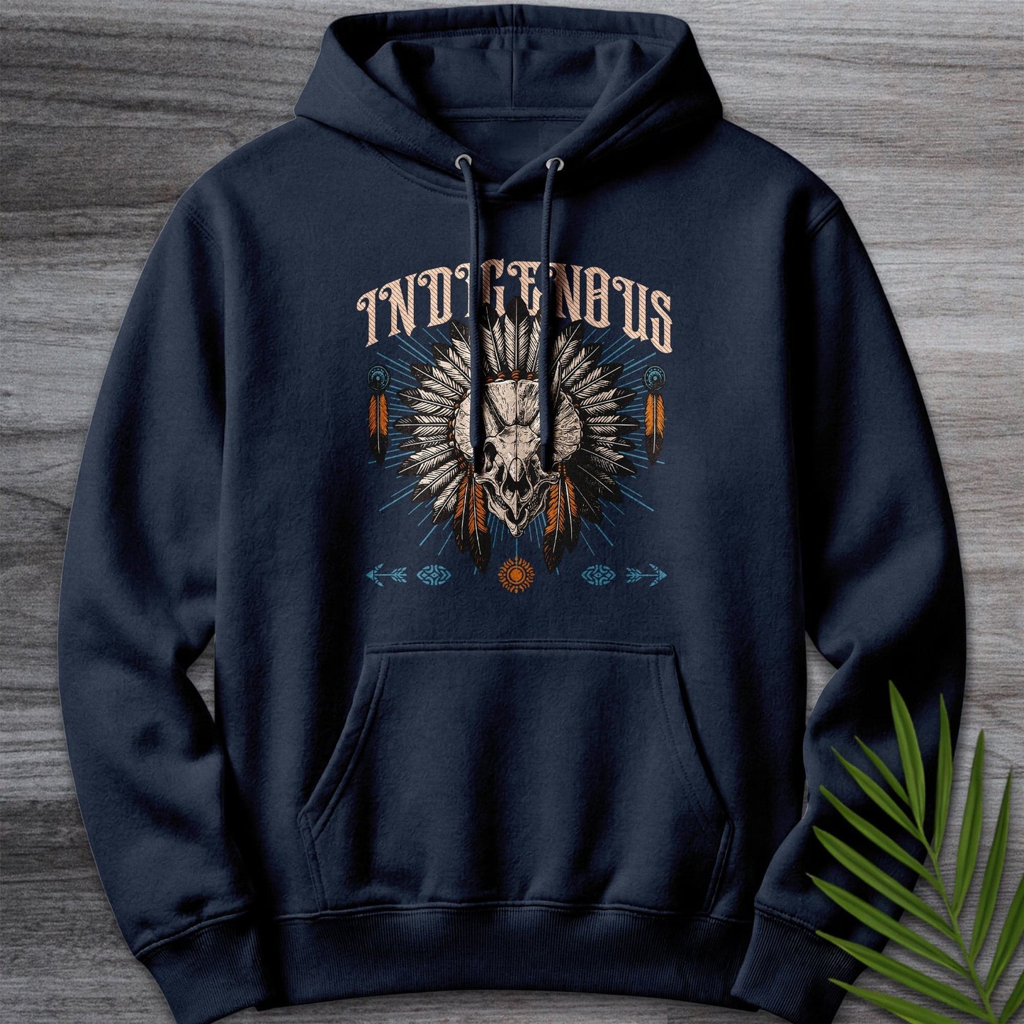 Hoodie XS / Navy Indigenous Triceratops Premium Hoodie