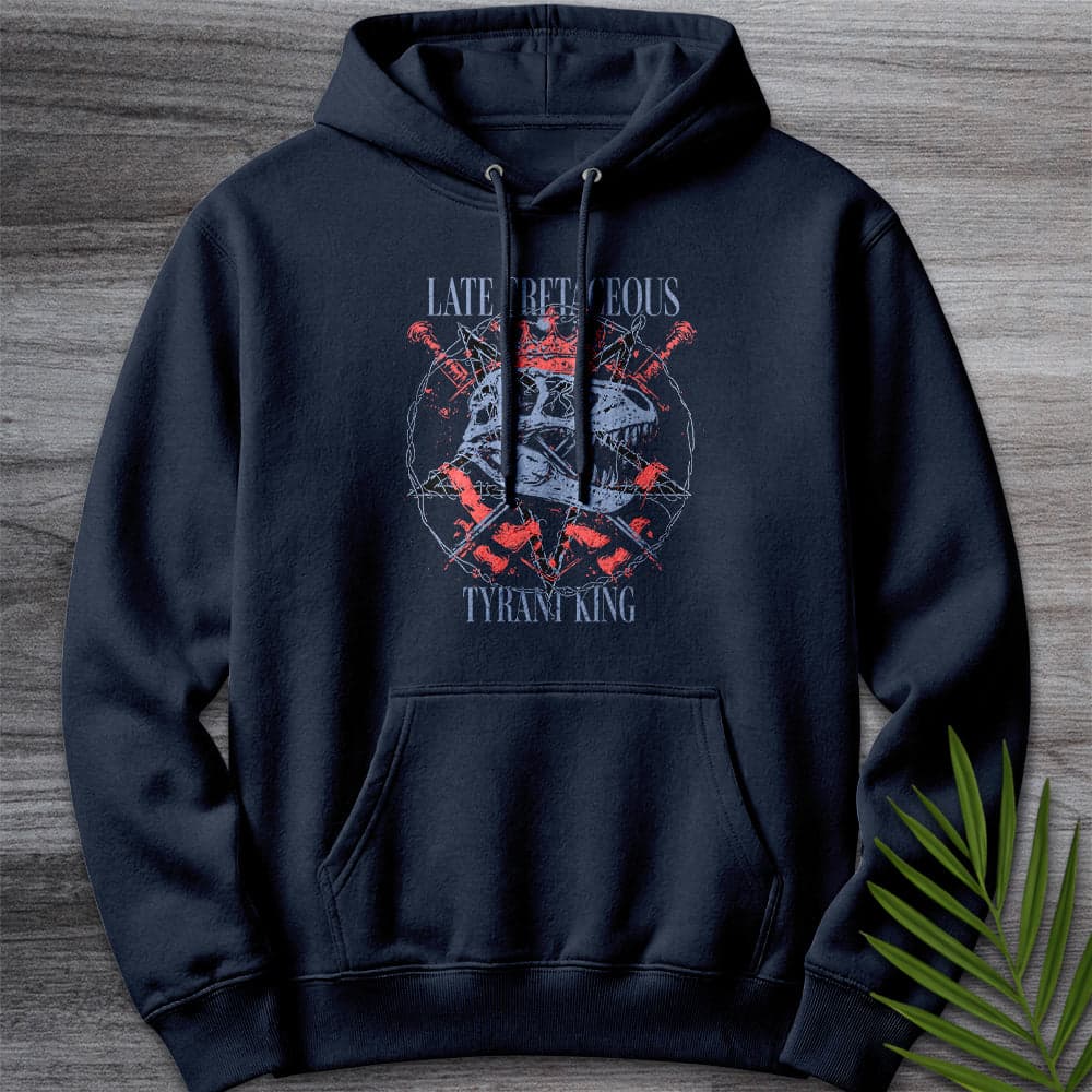 Hoodie XS / Navy Late Cretaceous Tyrant King Premium Hoodie