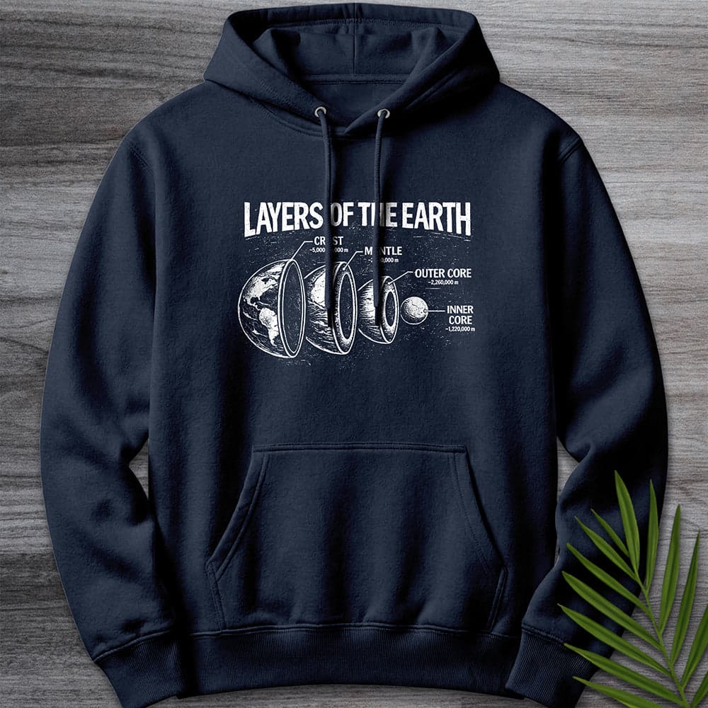 Hoodie XS / Navy Layers of the Earth Premium Hoodie
