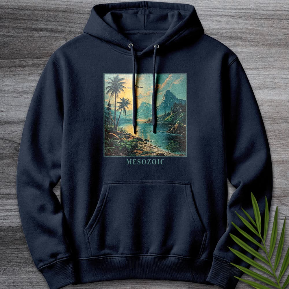Hoodie XS / Navy Mesozoic Environment Graphic Premium Hoodie