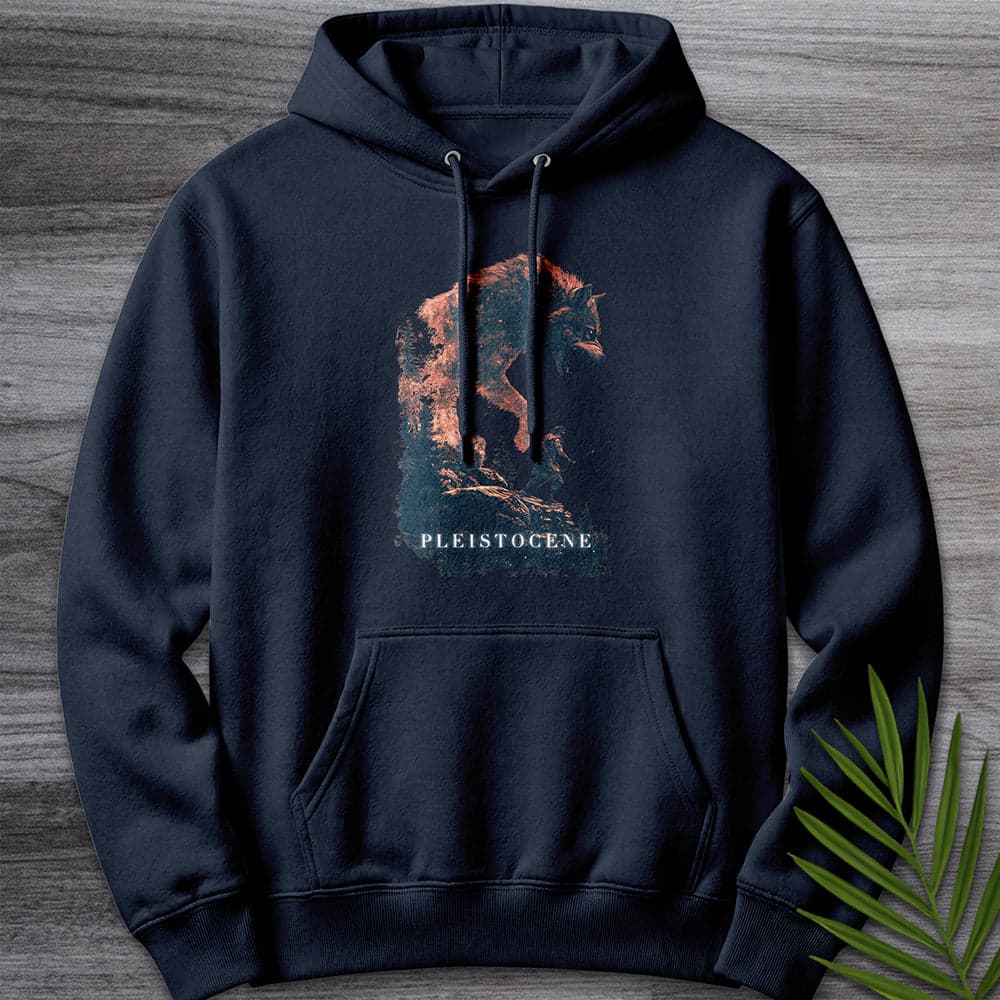 Hoodie XS / Navy Pleistocene Dire Wolf Spirit Premium Hoodie
