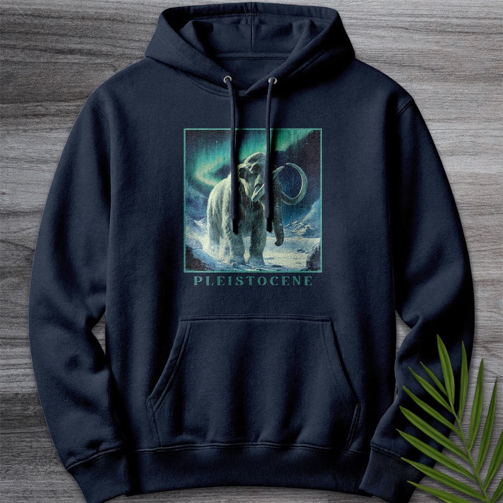 Hoodie XS / Navy Pleistocene Megafauna Ice Age Premium Hoodie