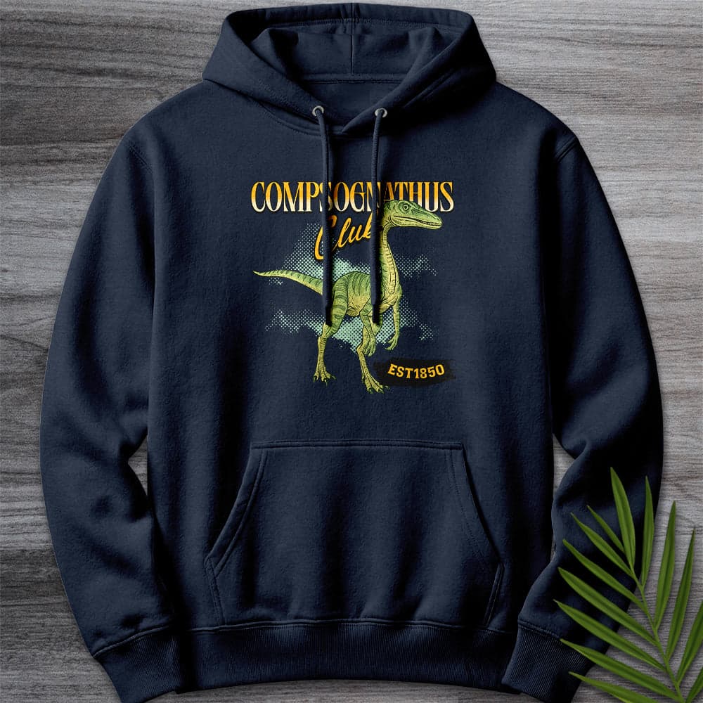 Hoodie XS / Navy The Compsognathus Club Premium Hoodie
