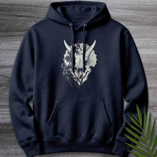 Hoodie XS / Navy Triceratops Botanical Relic Premium Hoodie