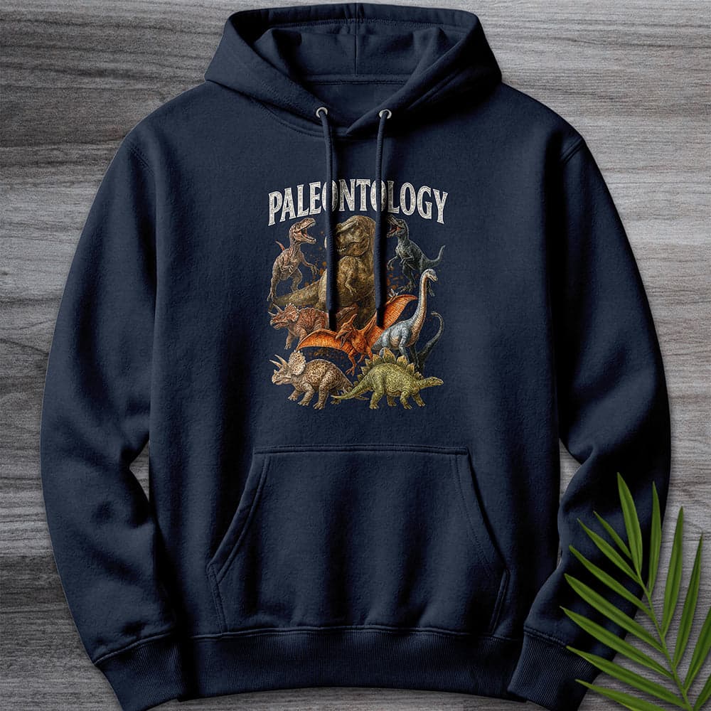 Hoodie XS / Navy Vintage 90's Paleontology Collection Premium Hoodie