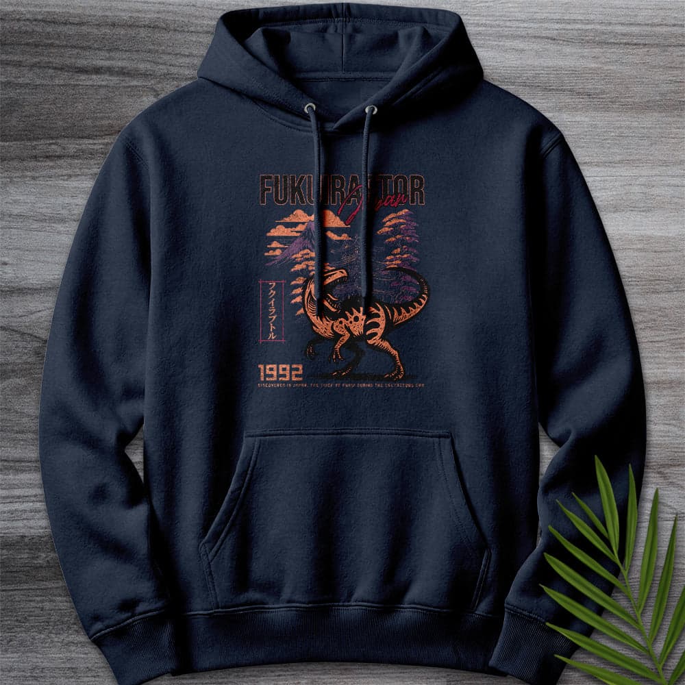 Hoodie XS / Navy Vintage Thief of Fukui (Fukuiraptor) Premium Hoodie