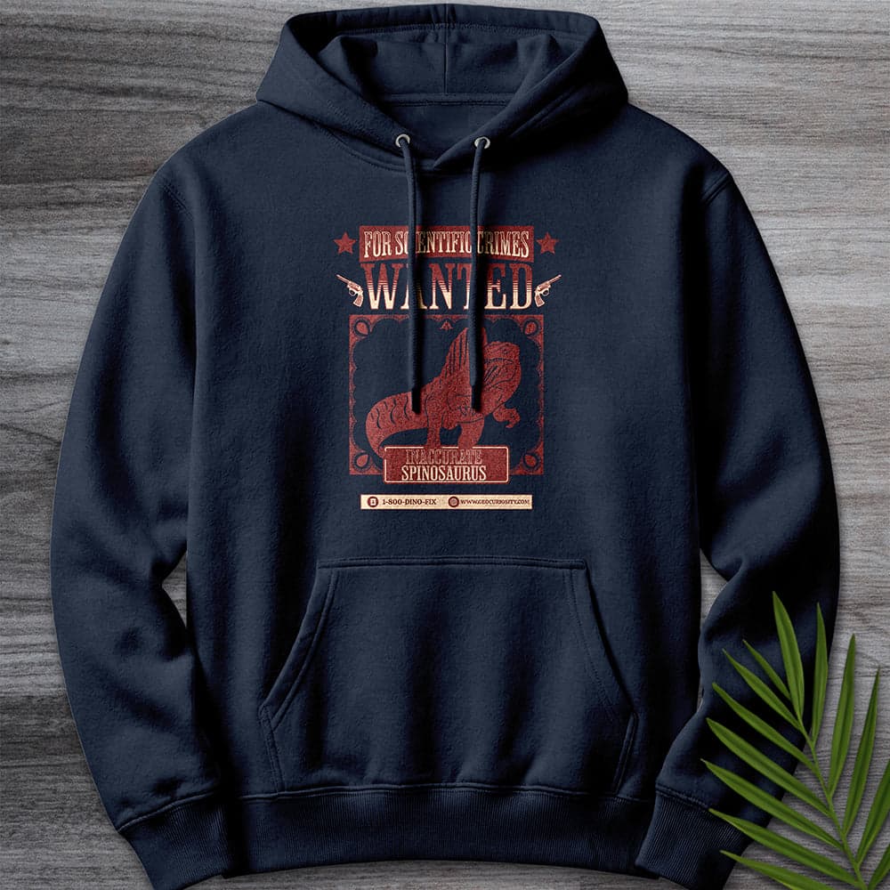 Hoodie XS / Navy WANTED_ Inaccurate Spino Premium Hoodie