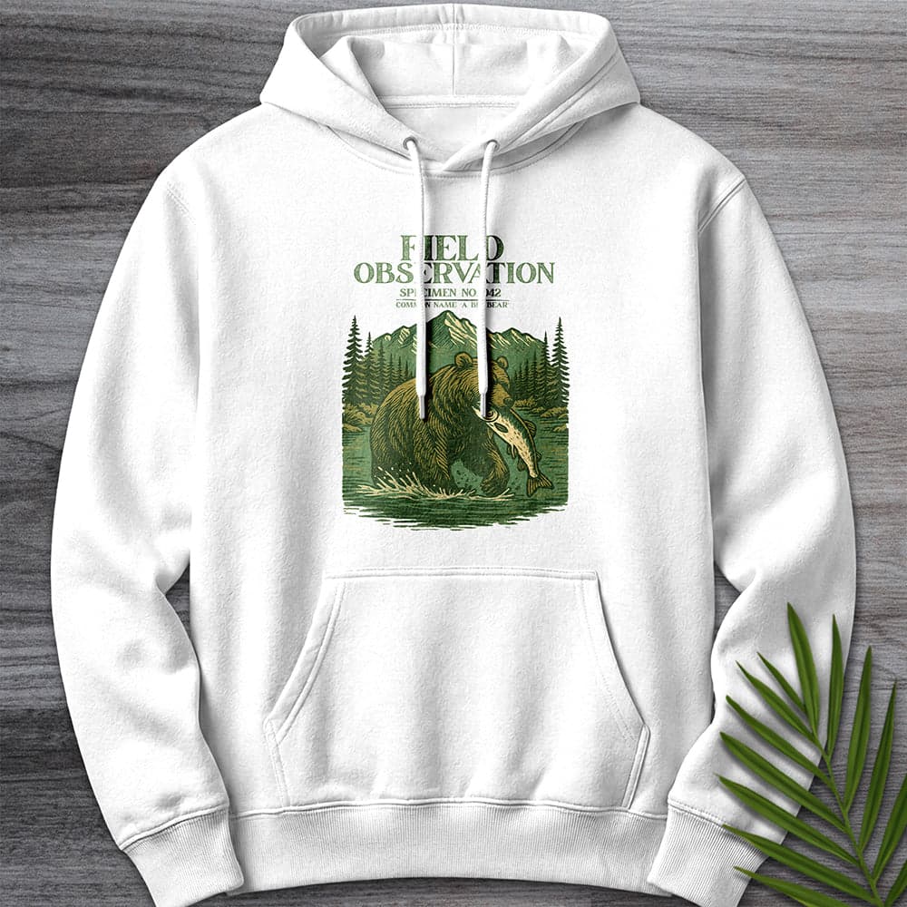 Hoodie XS / White A Big Bear Observation Premium Hoodie