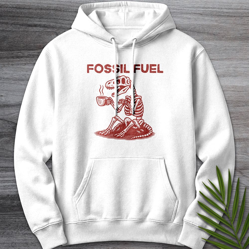 Hoodie XS / White Allosaurus Fossil Fuel Premium Hoodie