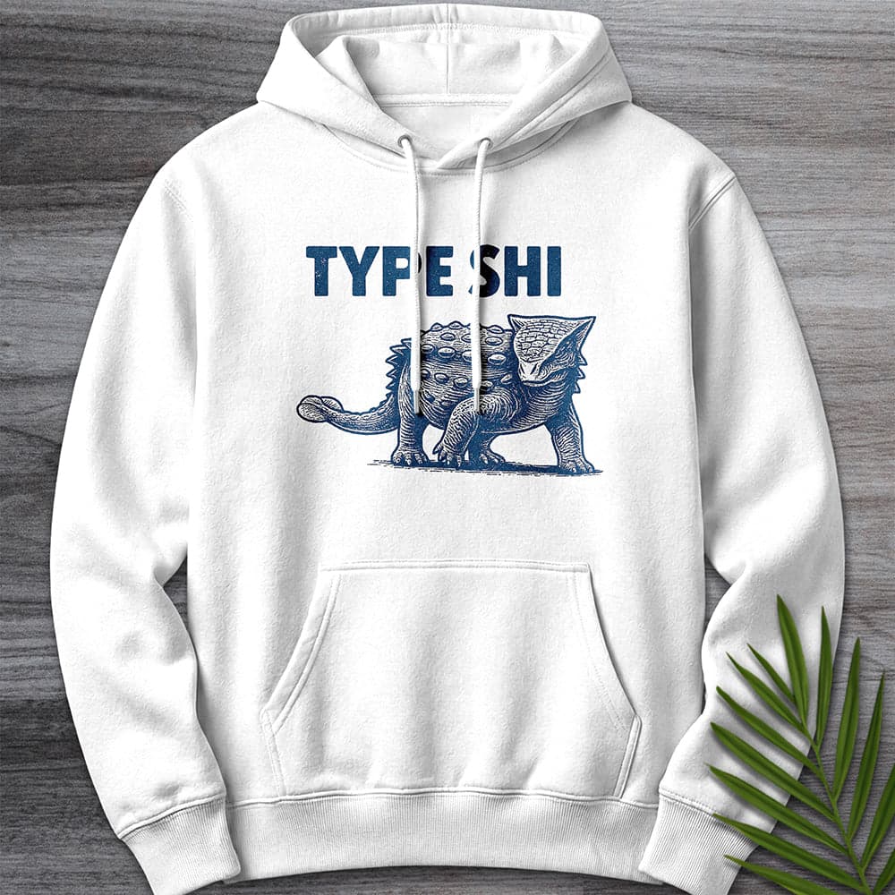 Hoodie XS / White Anodontosaurus Type Shi Premium Hoodie