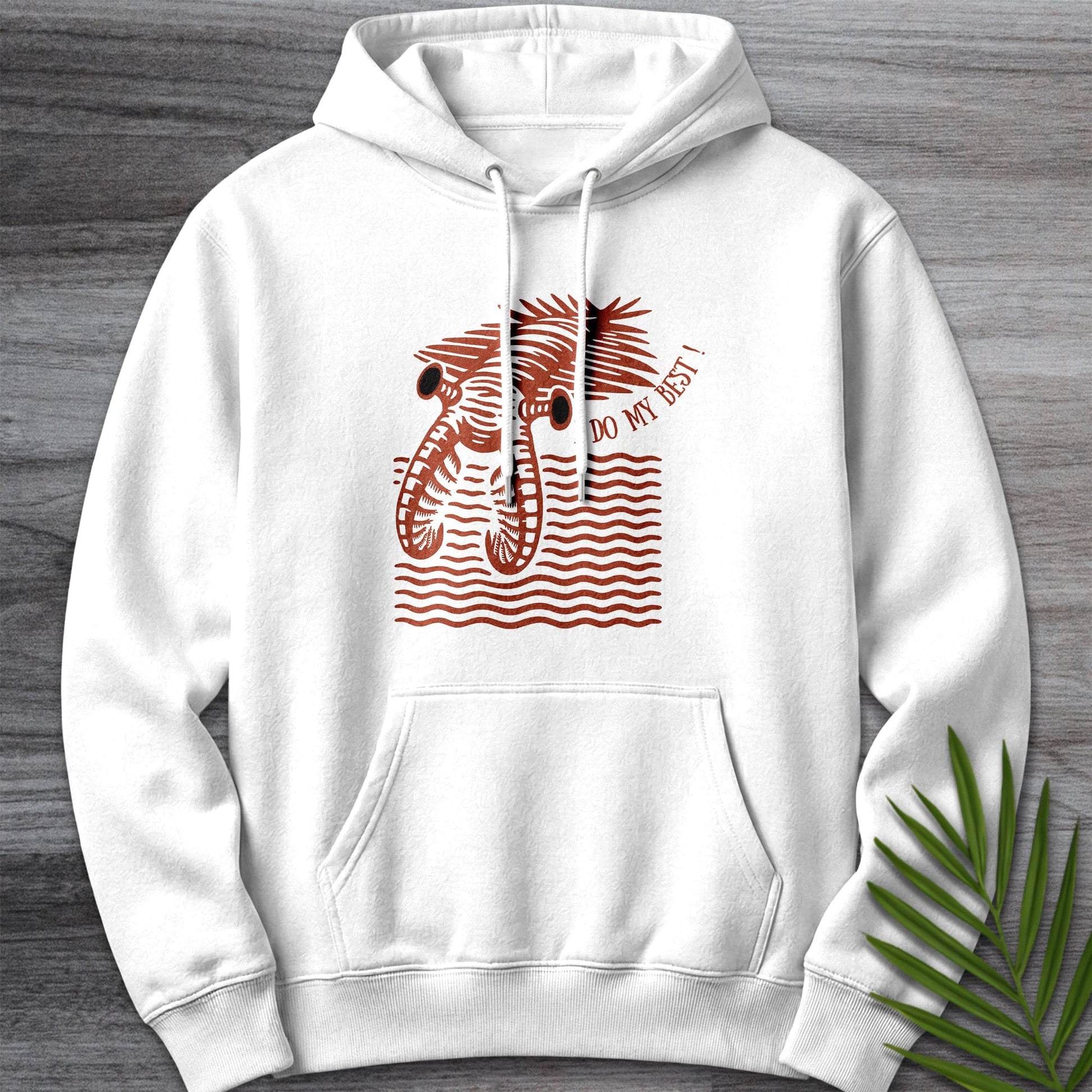 Hoodie XS / White Anomalocaris I Do My Best Premium Hoodie