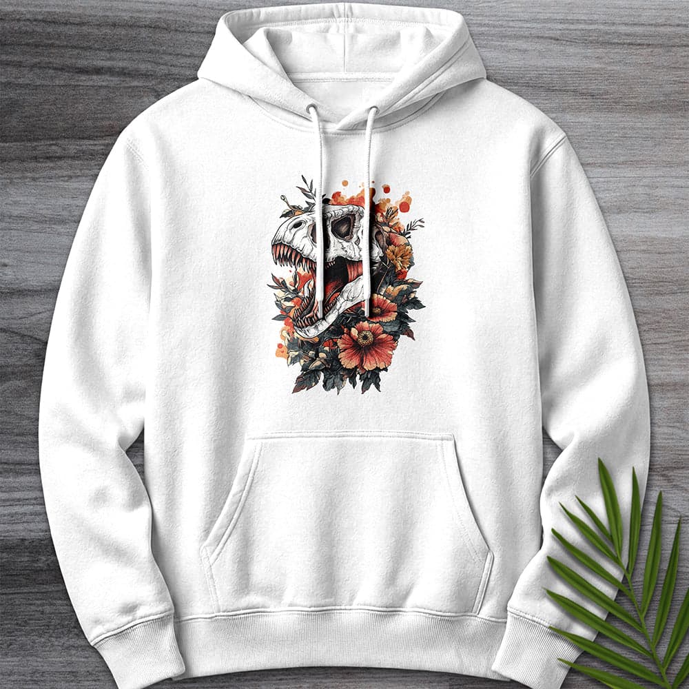 Hoodie XS / White Floral Fossil Fury Premium Hoodie